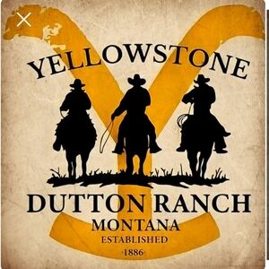 Yellowstone Dutton Ranch Cozy Fleece Throw Blanket 51x59" NWT